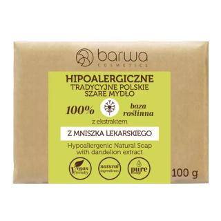 Barwa hipoalergiczne mydło szare z mniszka lekarskiego 100g