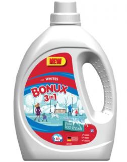 BONUX 3in1 polar ice fresh żel do prania białych tkanin 2,2 L