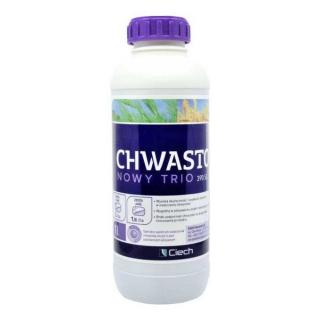 Chwastox Nowy Trio 390 SL 1L Ciech chwasty w trawniku trawie