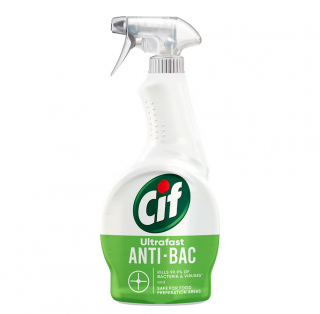 Cif Ultrafast Anti-Bac Dezynfekujący płyn do czyszczenia spray 500ml