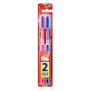 Colgate Double Action Medium szczoteczki średnie 2szt.