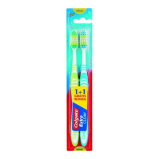 Colgate Extra Clean szczoteczka do zębów średnia 2szt.