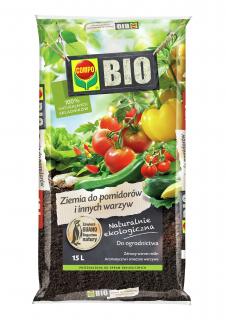 COMPO BIO Ziemia do pomidorów i innych warzyw 15L