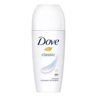 Dove Classic Roll-on antyperspirant dla kobiet w kulce 50ml