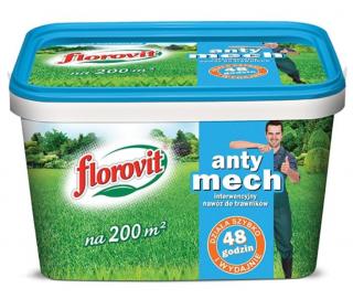 Florovit interwencyjny nawóz do trawników anty mech 4kg