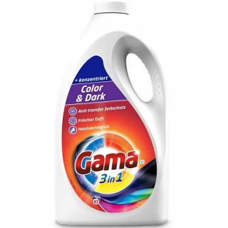 Gama Color  Dark 3w1 żel do prania tkanin ciemnych i kolorowych 4,15L