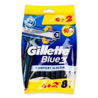 Gillette Blue 3 Comfort Slalom maszynki do golenia 8szt.