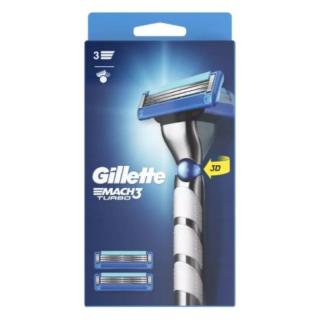Gillette Mach3 Turbo maszynka do golenia + wymienne ostrza 3szt.