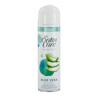 Gillette Satin Care Sensitive Aloe Vera żel do golenia dla kobiet 200ml