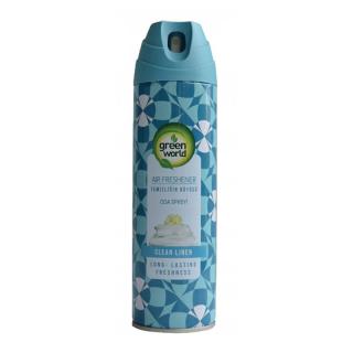 Green World Clean Linen odświeżacz powietrza w sprayu 500ml