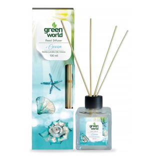 Green World Ocean patyczki zapachowe odświeżacz powietrza 100ml