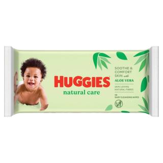 Huggies Natural Care Chusteczki nawilżane 56szt