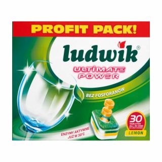 Ludwik Ultimate Power AllinOne Lemon tabletki do zmywarki 30szt.
