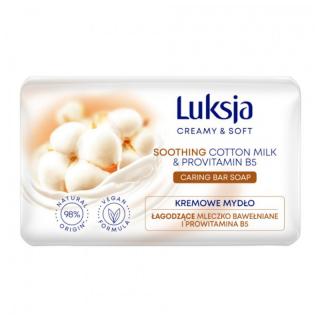 Luksja CreamySoft Mleczko Bawełniane i Prowitamina B5 mydło w płynie 100g