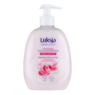Luksja CreamySoft Róża i Proteiny Mleka mydło w płynie z pompką 500ml