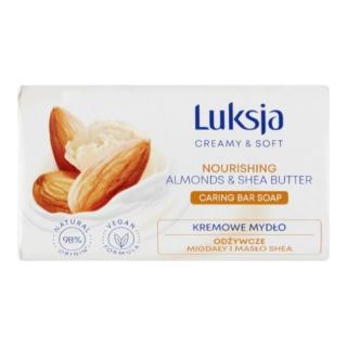 LUKSJA Mydło Kremowe w Kostce MIGDAŁYMASŁO SHEA 90g