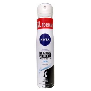 Nivea dezodorant dla kobiet black and white invisible fresh 250ml