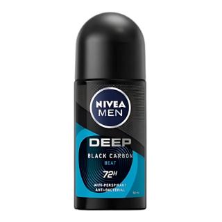 Nivea Men Deep Black Carbon Beat Roll-on antyperspirant dla mężczyzn 50ml