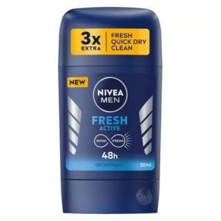 Nivea Men Fresh Active dezodorant w sztyfcie dla mężczyzn 50ml