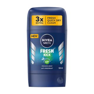 Nivea Men Fresh Kick antyperspirant w sztyfcie dla mężczyzn 50ml