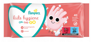 Pampers kids hygiene on the go chusteczki mokre 40szt.