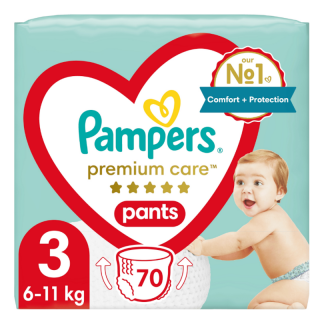 Pampers Premium Care 3 6-11kg 70szt