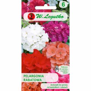 Pelargonia rabatowa mieszanka F2 0,05g Legutko