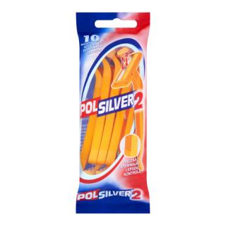 Polsilver 2 jednorazowe maszynki do golenia 10szt.