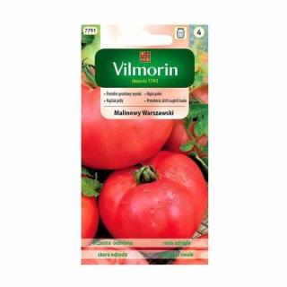 Pomidor gruntowy wysoki wczesny Malinowy Warszawski Vilmorin 0,5g