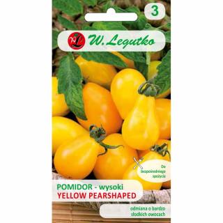Pomidor gruntowy wysoki Yellow Pearshaped Legutko 0,2g