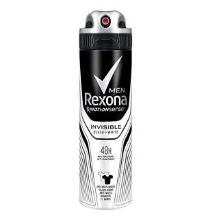 Rexona dezodorant w sprayu Men Invisible Black+White 48h 150ml
