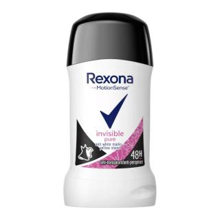 Rexona Invisible Pure antyperspirant w sztyfcie dla kobiet 40ml