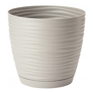 Sahara Petit doniczka jasno szara fi 13cm