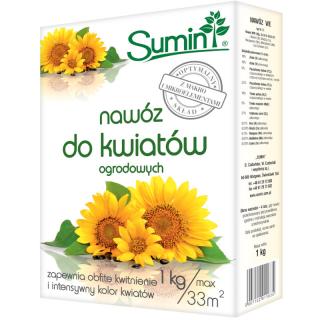 Sumin Nawóz do kwiatów ogrodowych granulowany 1kg