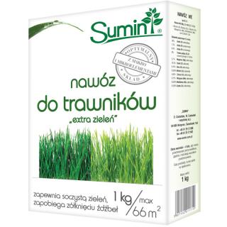 Sumin Nawóz do trawników EXTRA ZIELEŃ granulowany 1kg