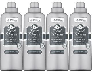 Tesori d'Oriente płyn do płukania tkanin Białe Piżmo 4x 760ml