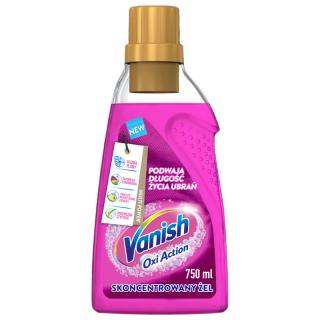 Vanish Oxi Action wielofunkcyjny odplamiacz w żelu do kolorów 0,75l