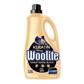 Woolite Keratin Black płyn do prania czarnych i ciemnych tkanin 3,6l
