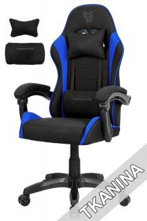 .Fotel obrotowy gamingowy HERO ENZO BLUE FABRIC