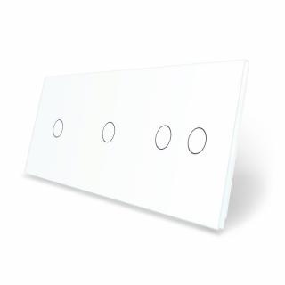 Panel szklany 1+1+2 biały WELAIK
