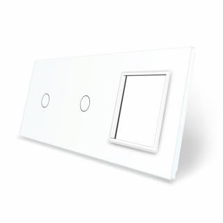 Panel szklany 1+1+G biały WELAIK