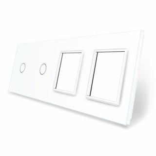 Panel szklany 1+1+G+G biały WELAIK
