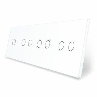 Panel szklany 1+2+2+2 biały WELAIK