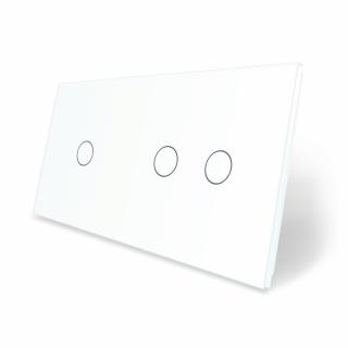 Panel szklany 1+2 biały WELAIK