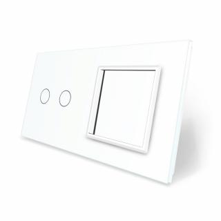 Panel szklany 2+G biały WELAIK