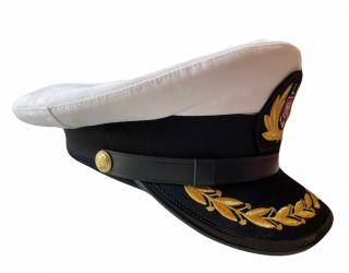 Czapka KAPITAŃSKA mundurowa wyjściowa tradycyjna Mari Lupus niewyprężona ROZMIAR NA ZAMÓWIENIE