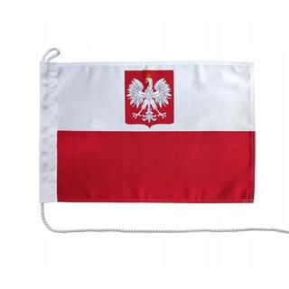 Polska flaga państwowa z godłem Bandera polska BANDERA 150 x 90 cm