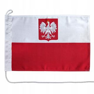 Polska flaga państwowa z godłem Bandera polska BANDERA 300 x 200 cm