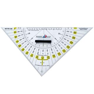 Trójkąt Nawigacyjny NAUTICAL TRIANGLE 35 cm Ekierka nawigacyjna PRODUKT POLSKI NauticDecor