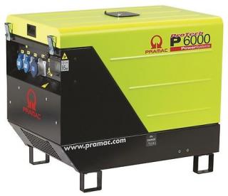 Agregat prądotwórczy Pramac P 6000 1~ Diesel, Wersja - P 6000